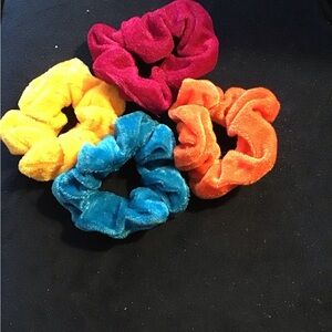 Colorful Velvet Scrunchies Set NEW!